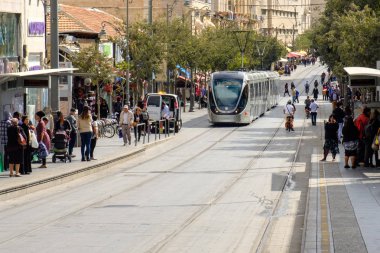 Kudüs'te modern tramvay