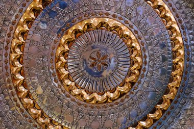 doku ve arka plan ve renk metal için sanatsal takip