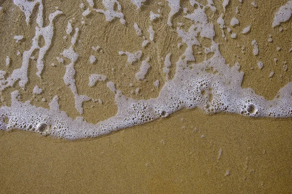 Texture Sfondo Schiuma Mare Sabbia — Foto Stock