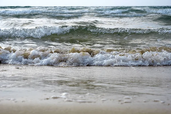 Ondas Marítimas Mar Mediterrâneo Israel — Fotografia de Stock