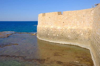 Napolyon seyahat deniz İsrail dönümlük karşı kale taş antik yapı koruma