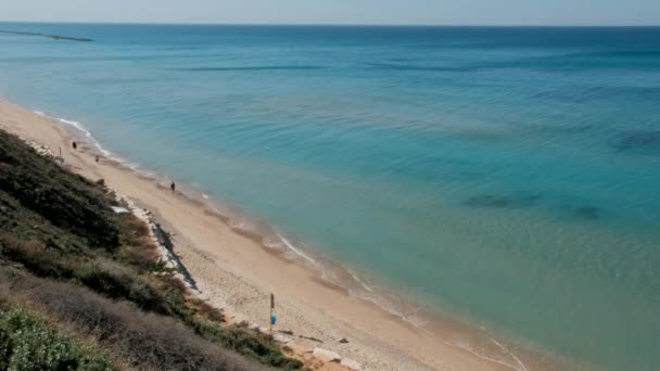 Mare Onde Cielo Sabbia — Video Stock