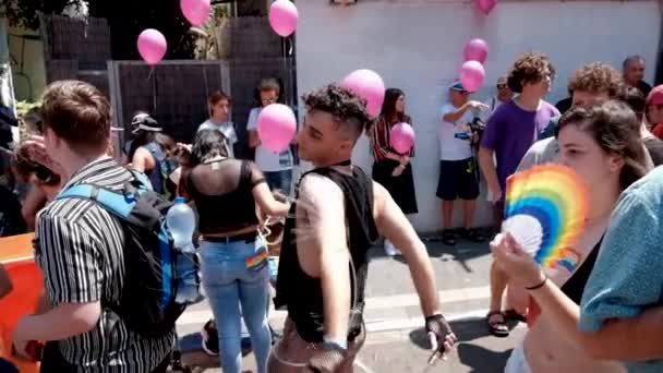 Israel Tel Aviv Juin 2019 Défilé Gay Gay Gay Gay — Video