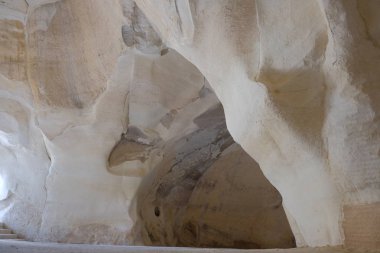 Kudüs mahallesinde görünümü içinde kum mağara bej kum kazıları