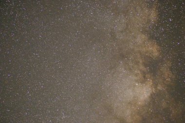 Gökyüzü yıldızları çöl samanyolu