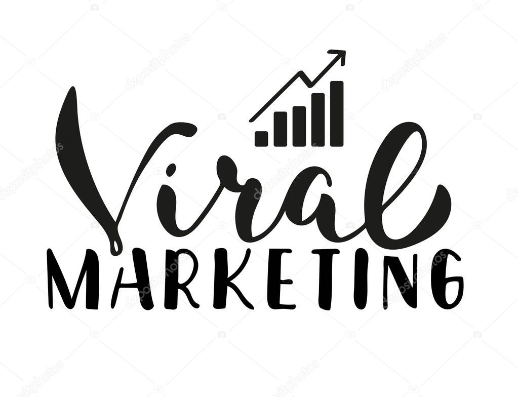 Viral Marketing Hand Draw Lettering Premium Vector In Adobe Illustrator Ai Ai Format Encapsulated Postscript Eps Eps Format