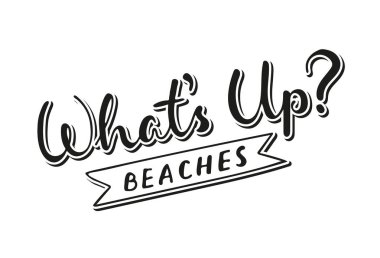 Plajlar ne? El çizim ibareleri. 