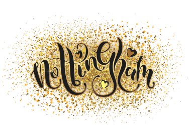 Nottingham İngiltere İngiltere. Vektör modern stil kaligrafi. 