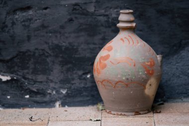 Eski kil sürahi yakın çekim görünümü