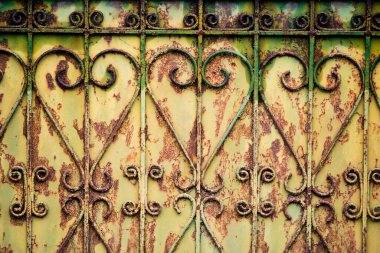 Metal kapı arkaplan dokusu.