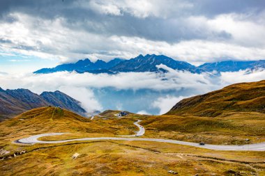 Grossglockner Ulusal Parkı 'ndan güzel manzara, Hohe Tauern, Avusturya