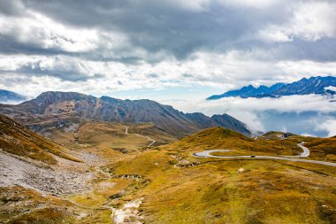 Grossglockner Ulusal Parkı 'ndan güzel manzara, Hohe Tauern, Avusturya