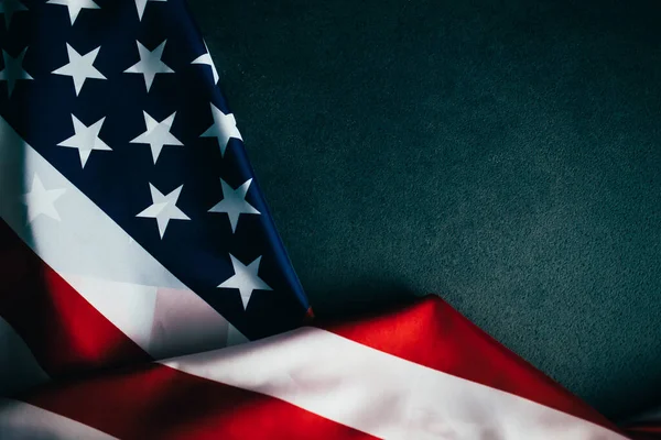 Hintergrund Der Amerikanischen Flagge Mit Platz Für Text — Stockfoto