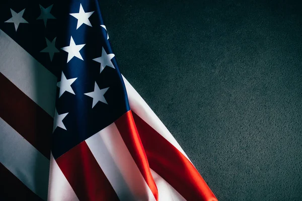 Hintergrund Der Amerikanischen Flagge Mit Platz Für Text — Stockfoto