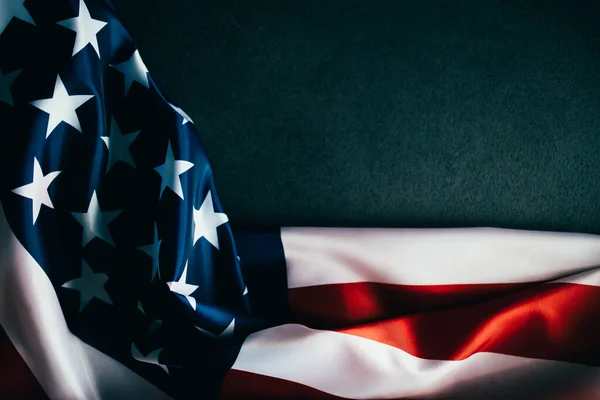 Hintergrund Der Amerikanischen Flagge Mit Platz Für Text — Stockfoto