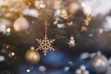 Bir evde Noel süslemeleri