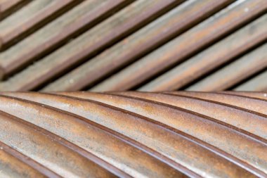 Eski bir gemide mühendislik desenleri