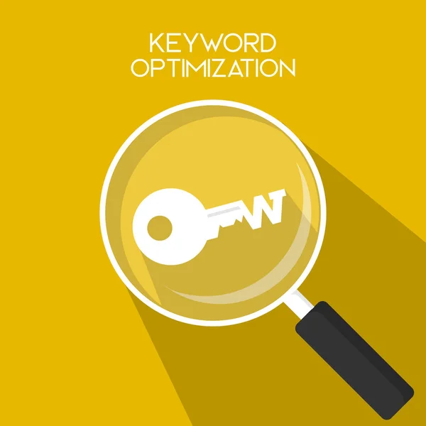 Keywording Optimization Seo Keyword Research Keywords Ranking Optimization On Search Engine Long Shadow Simple Key Icon Flat Vector Illustration Stock Images Page Everypixel