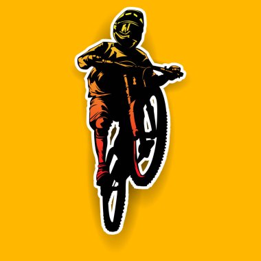 Aşağıdaki funky sticker vektör illüstrasyonu