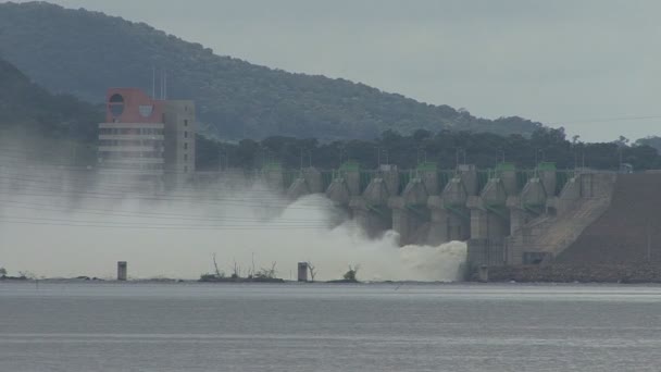 Alimentation Électrique Barrage Hydroélectrique Venezuela Amérique Sud — Video