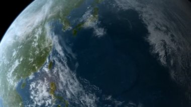 Asya 3d Animasyon üzerinde Yörünge