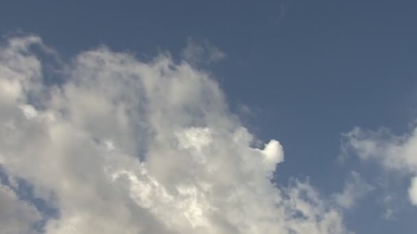 Nuvens Lapso Tempo Paisagem Fundo Nuvens Cumulus — Vídeo de Stock