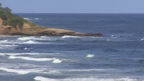 Tropisch Strand Caribisch Strand Uitzicht Kust — Stockvideo