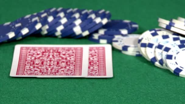 Blackjack Hand Bet — Stock Video