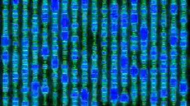 Renkli ızgaralar arka plan ile soyut kareler animasyon