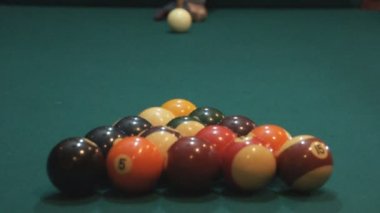 Bilardo Oyunu, Başlangıç Atış Üst Görünümü