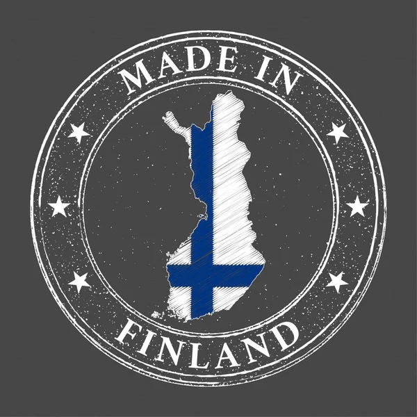 A Finnországban tett — Stock Vector