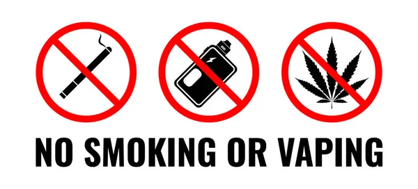Hayır vaping / sigara işaretleri