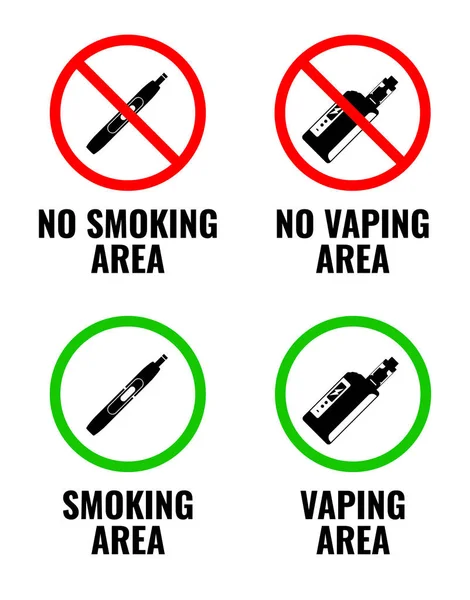 Hayır vaping / sigara işaretleri