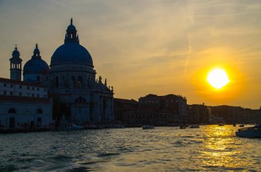 Venedik'te günbatımı