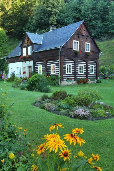 Traditional Cottage Czech Republic — Stock Photo, Image