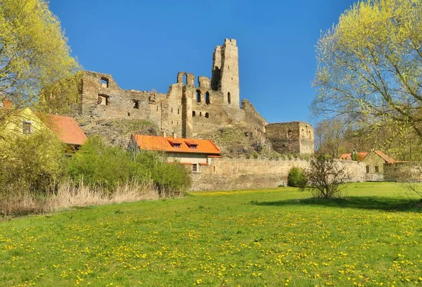 Ruïnes Van Het Oude Kasteel Van Okor Tsjechië — Stockfoto