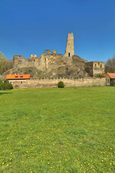Ruïnes Van Het Oude Kasteel Van Okor Tsjechië — Stockfoto