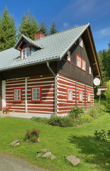 Traditional Wooden Cottage Czech Republic — Stock Photo, Image