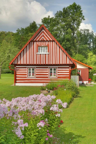 Traditional Wooden Cottage Czech Republic — Stock Photo, Image