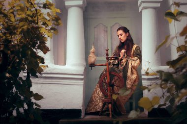 Uyku Güzellik Prenses şu kader fantezi portre lanetli