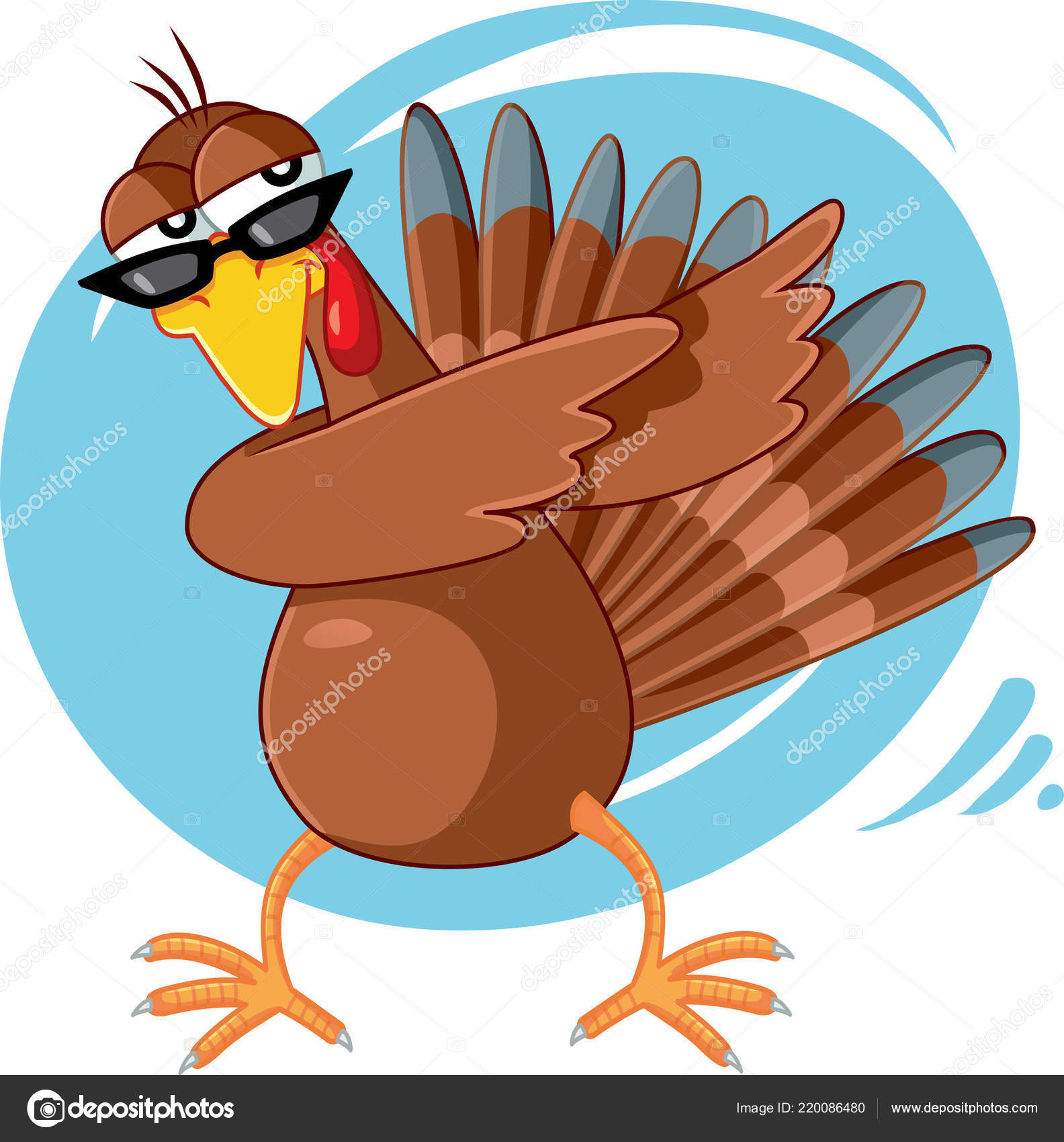 Image vectorielle Dinde Drôle Prêt Pour Célébration Dessin Animé Vectoriel  par ©nicoletaionescu - 220086480, image size:1584x1700