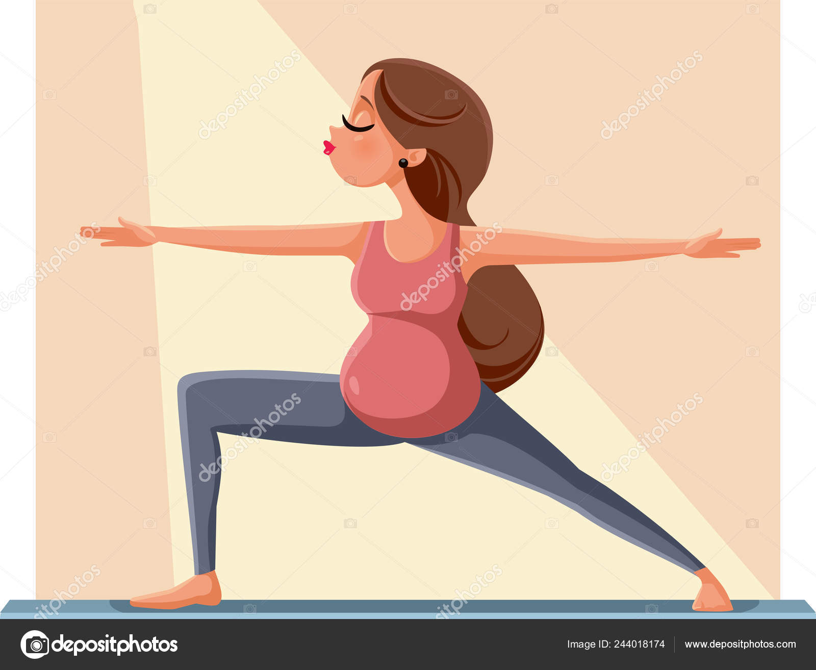 Prenatal yoga Vector Art Stock Images | Depositphotos
