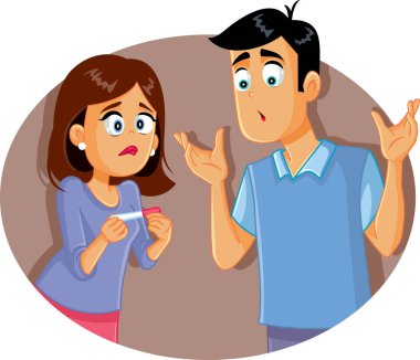 Üzgün hayal kırıklığına çift hamilelik testi Holding