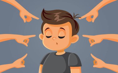 Sınıf arkadaşları tarafından zorbalığa uğrayan şişman çocuk.