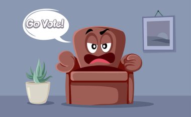 Karikatür Koltuğu Seçimlerde Oy Verin