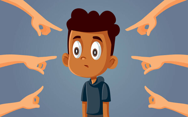 African Boy Facing Discrimination and Bullying