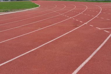 Lane numarası ve yarış pisti, Seabiscuit açık spor Stadyumu Arena çalışan kırmızı