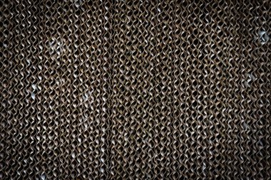 brown cooling pad of evaporative cooler for texture background abstract clipart