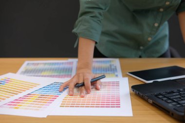 renk renk örneği örnek Katalog paleti Kılavuzu işyerinde seçim grafik iç mekan tasarımcısı.