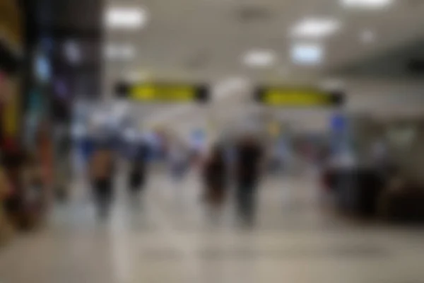 Pessoas Terminal Aeroporto Fundo Desfocado Borrão — Fotografia de Stock